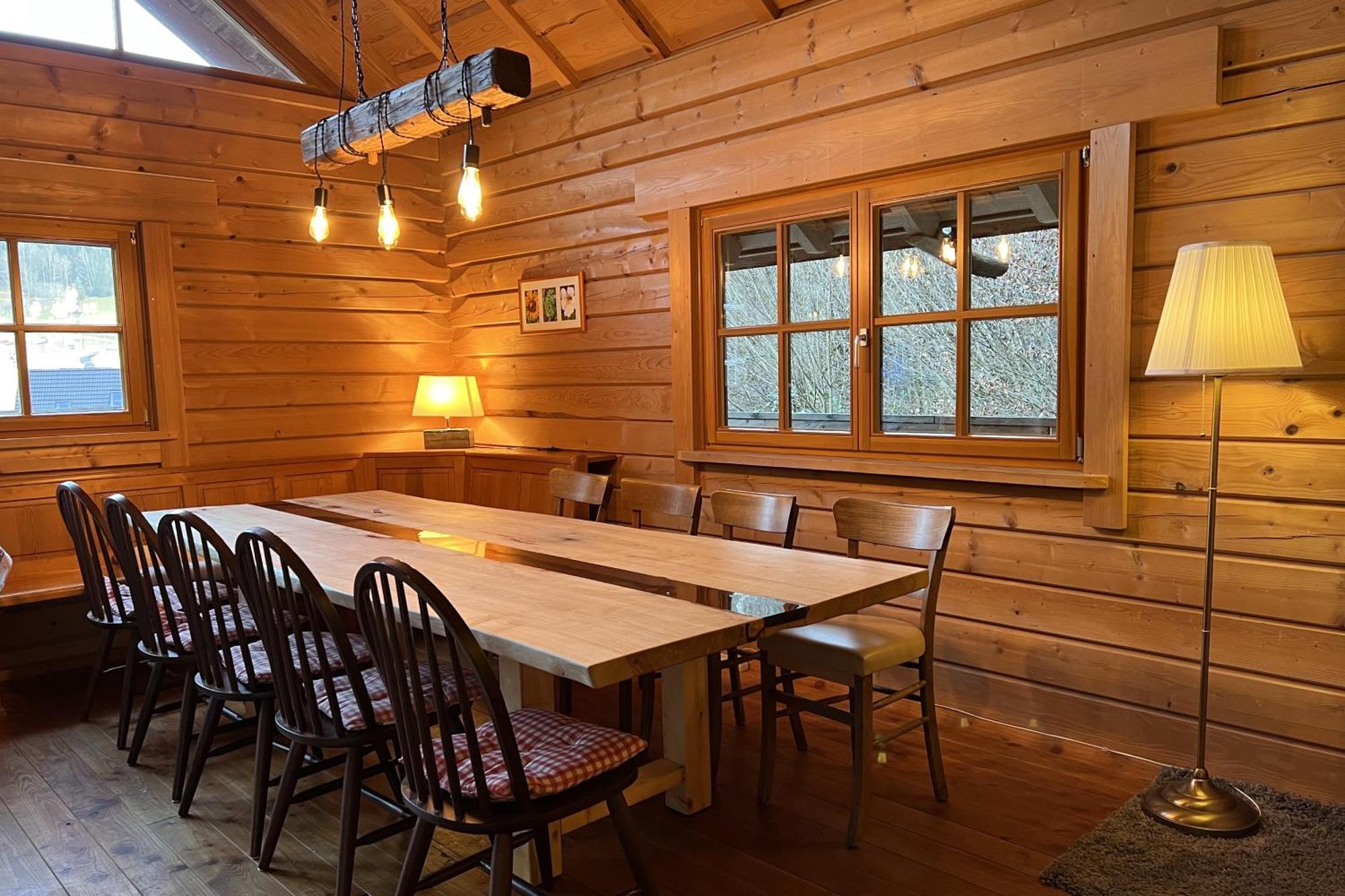 Schwarzwald Blockhaus - Sauna - Kamin - Mit Bettwaesche Und Handtuecher Schenkenzell Dış mekan fotoğraf